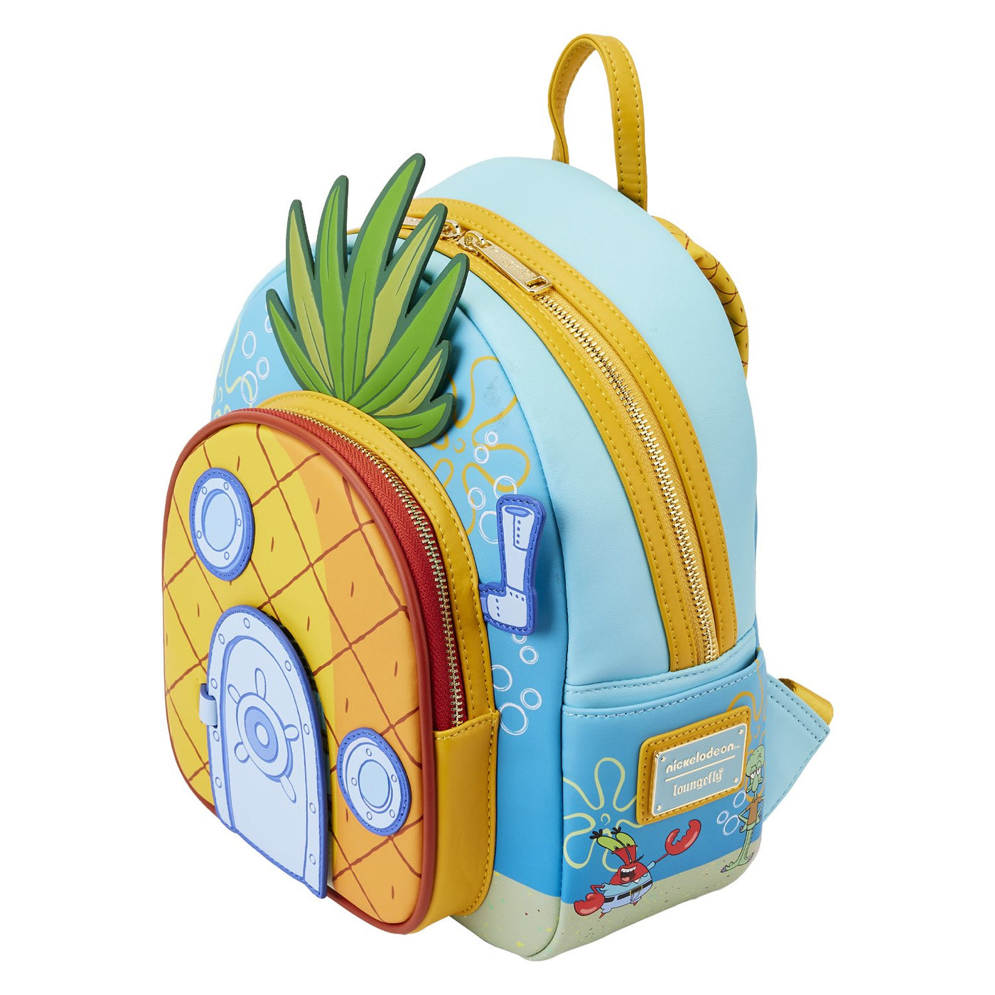 Loungefly Nickelodeon Spongebob Squarepants Pineapple House Mini Backpack - Top View