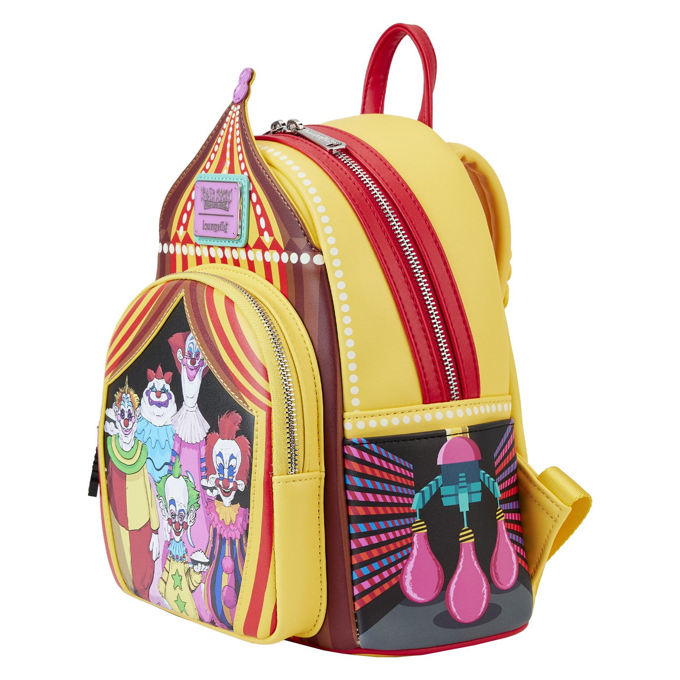 Loungefly MGM Killer Klowns From Outer Space Mini Backpack - Side View