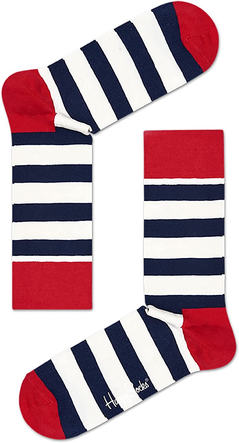 Happy Socks Classic Big Dots & Stripes Socks 2-Pack