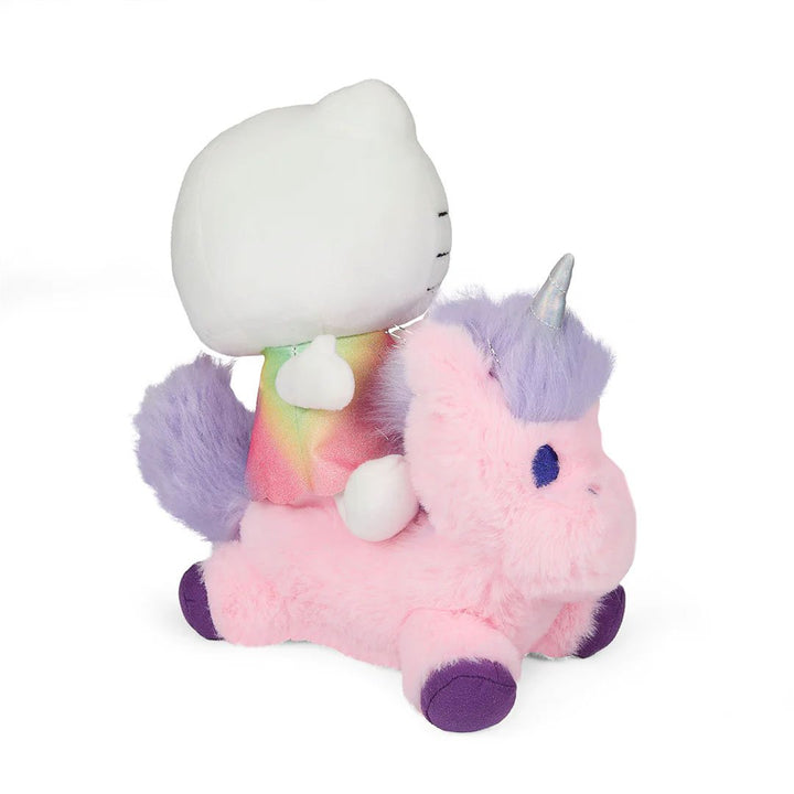Kidrobot Sanrio 13" Hello Kitty Riding Unicorn Plush Toy - Angle