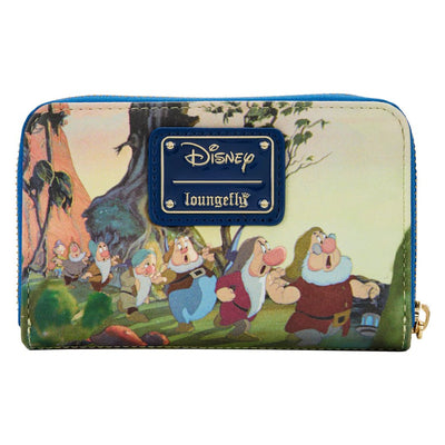 Loungefly Disney Snow White Scenes Zip-Around Wallet - Back