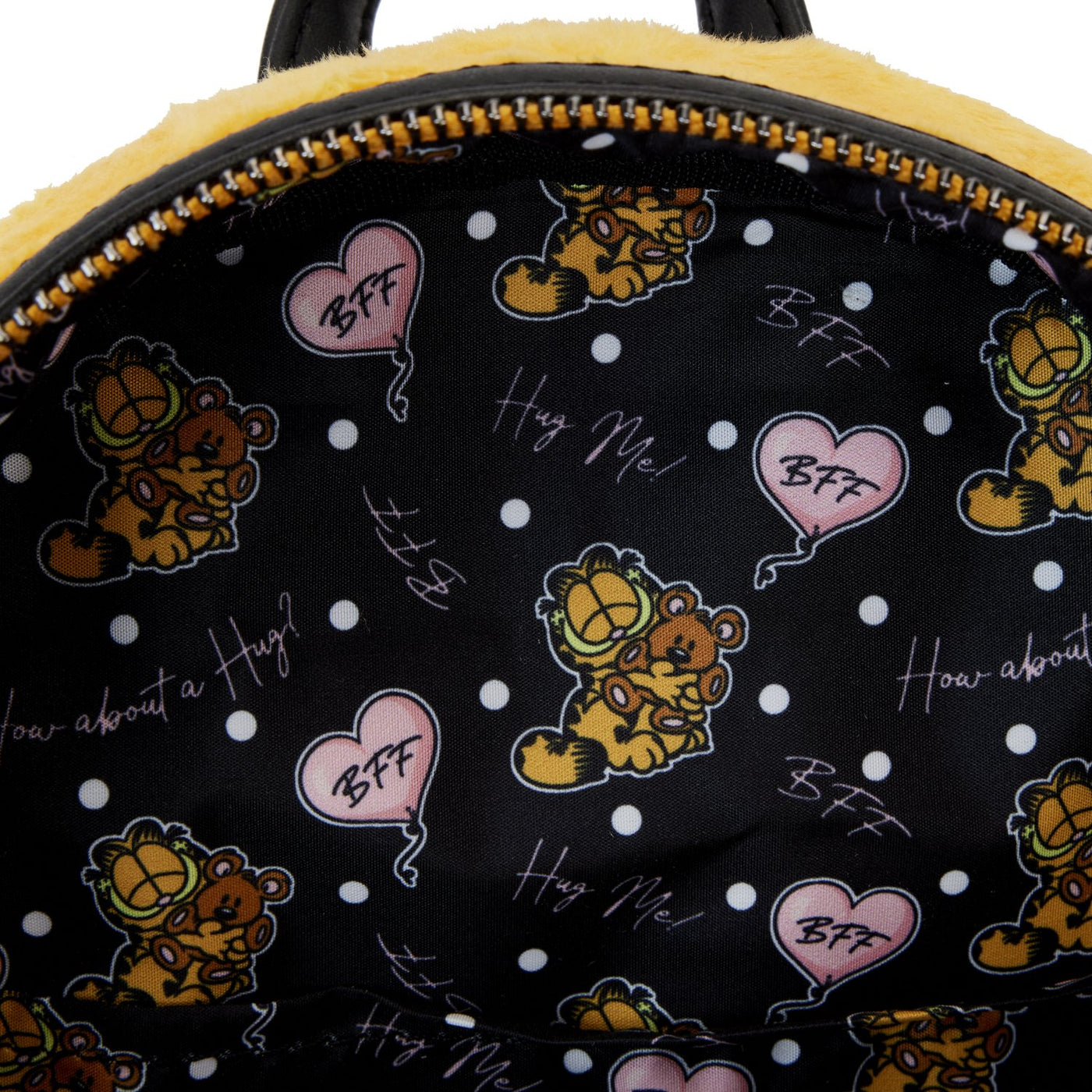 Loungefly Nickelodeon Garfield and Pooky Mini Backpack - Interior Lining