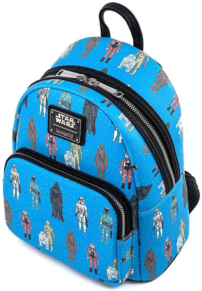 Star Wars Action Figures Allover Print Mini Backpack