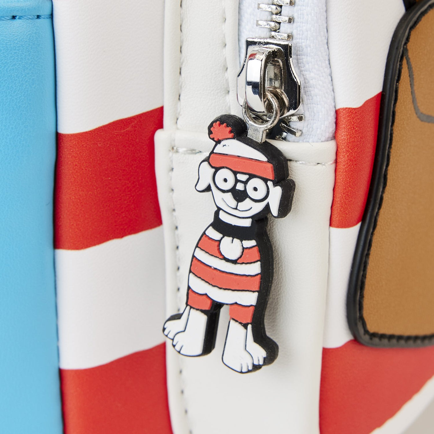 Loungefly Where's Waldo Cosplay Mini Backpack - Zipper Pull
