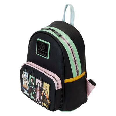 Loungefly Aniplex Demon Slayer Group Mini Backpack - Top View
