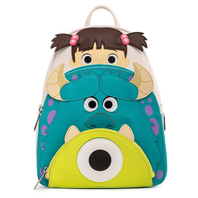 Loungefly Disney Pixar Monster's Inc Boo Mike Sully Cosplay Mini Backpack - Front