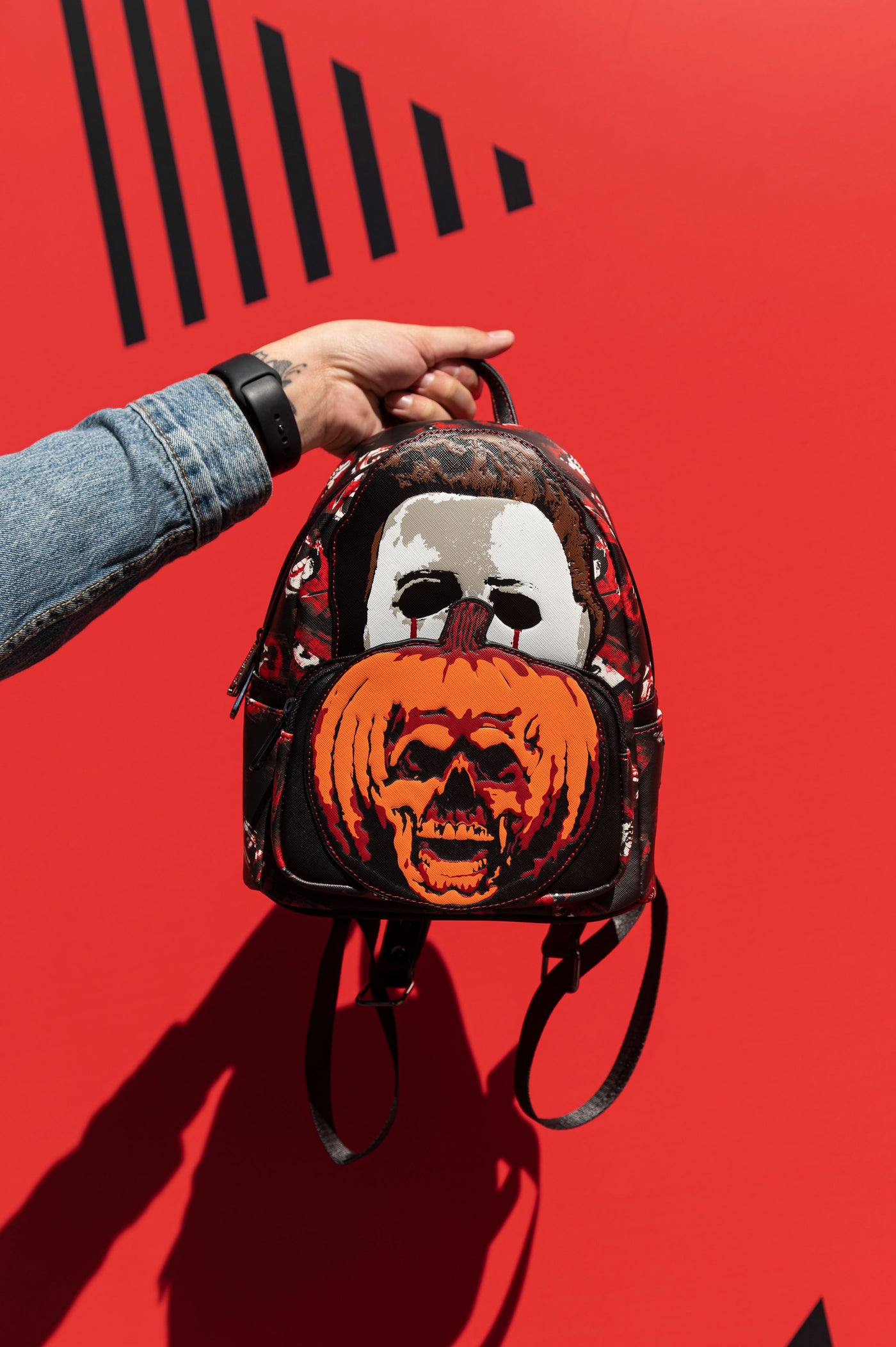 Loungefly Halloween 2 Michael Myers Pumpkin Mini Backpack