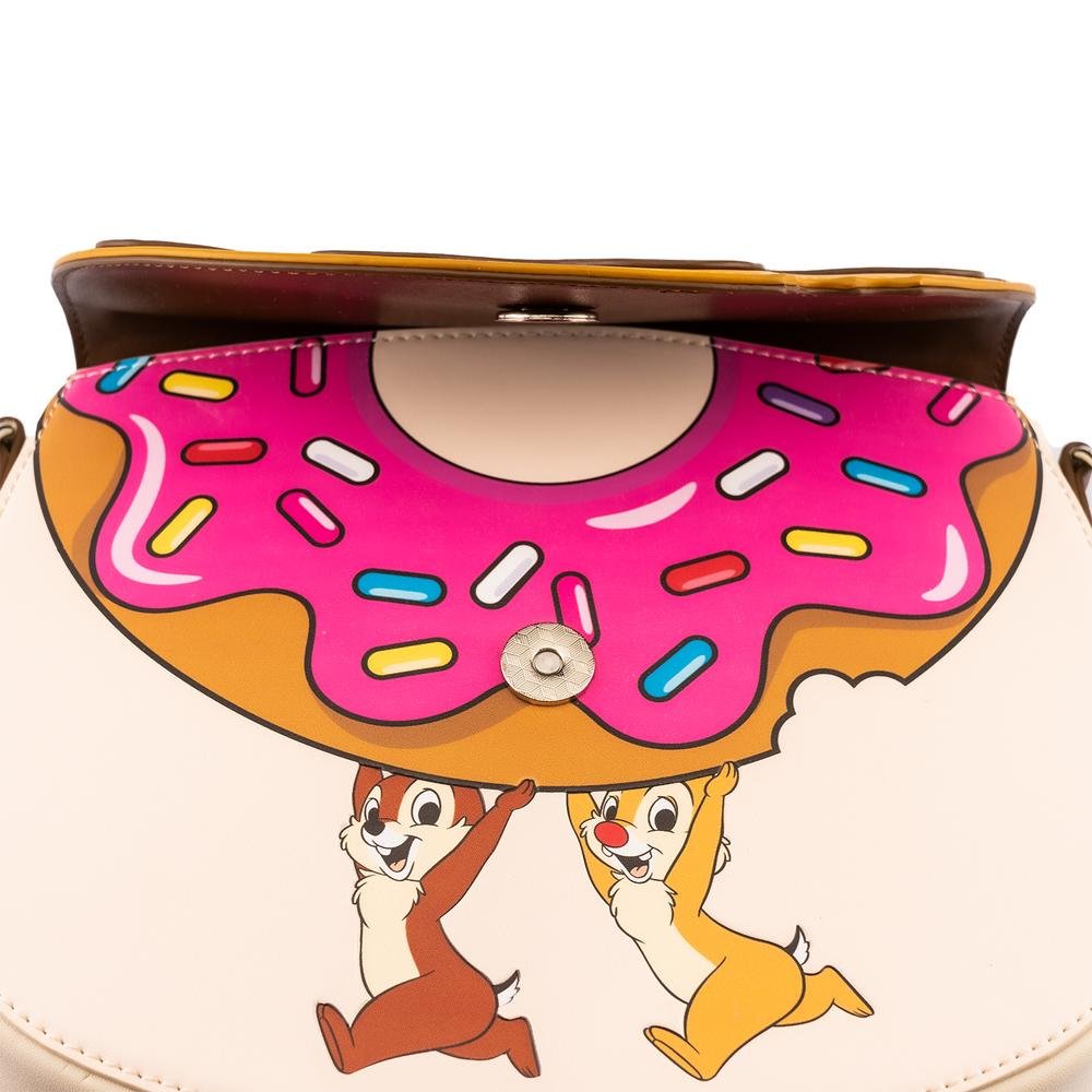 Loungefly Disney Chip & Dale Donut Snatchers Crossbody - Inside Latch