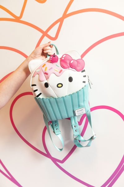 Loungefly Sanrio Hello Kitty Cupcake Mini Backpack - Front
