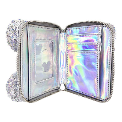 Loungefly Disney Minnie Holographic Sequin Wallet - Interior