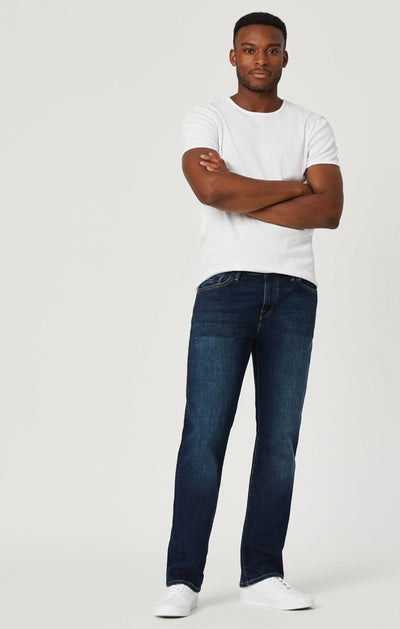 Zach Mid Rise Straight Leg Jeans