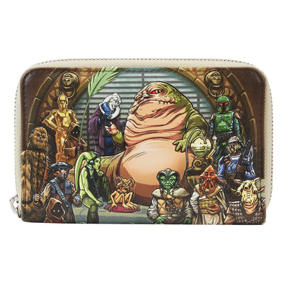 Loungefly Star Wars Return of the Jedi 40th Anniversary Jabba's Palace Zip-Around Wallet - Front