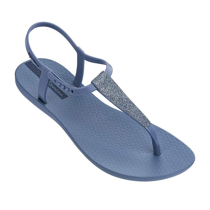 IPANEMA WOMENS SHIMMER SANDAL - BLUE FRONT