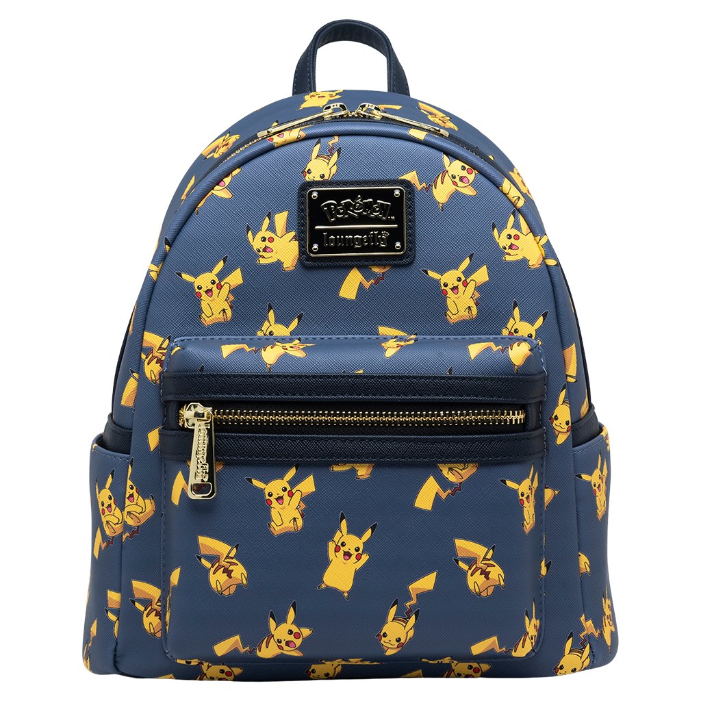 707 Street Exclusive - Loungefly Pokemon Pikachu Allover Print Mini Backpack - Front View