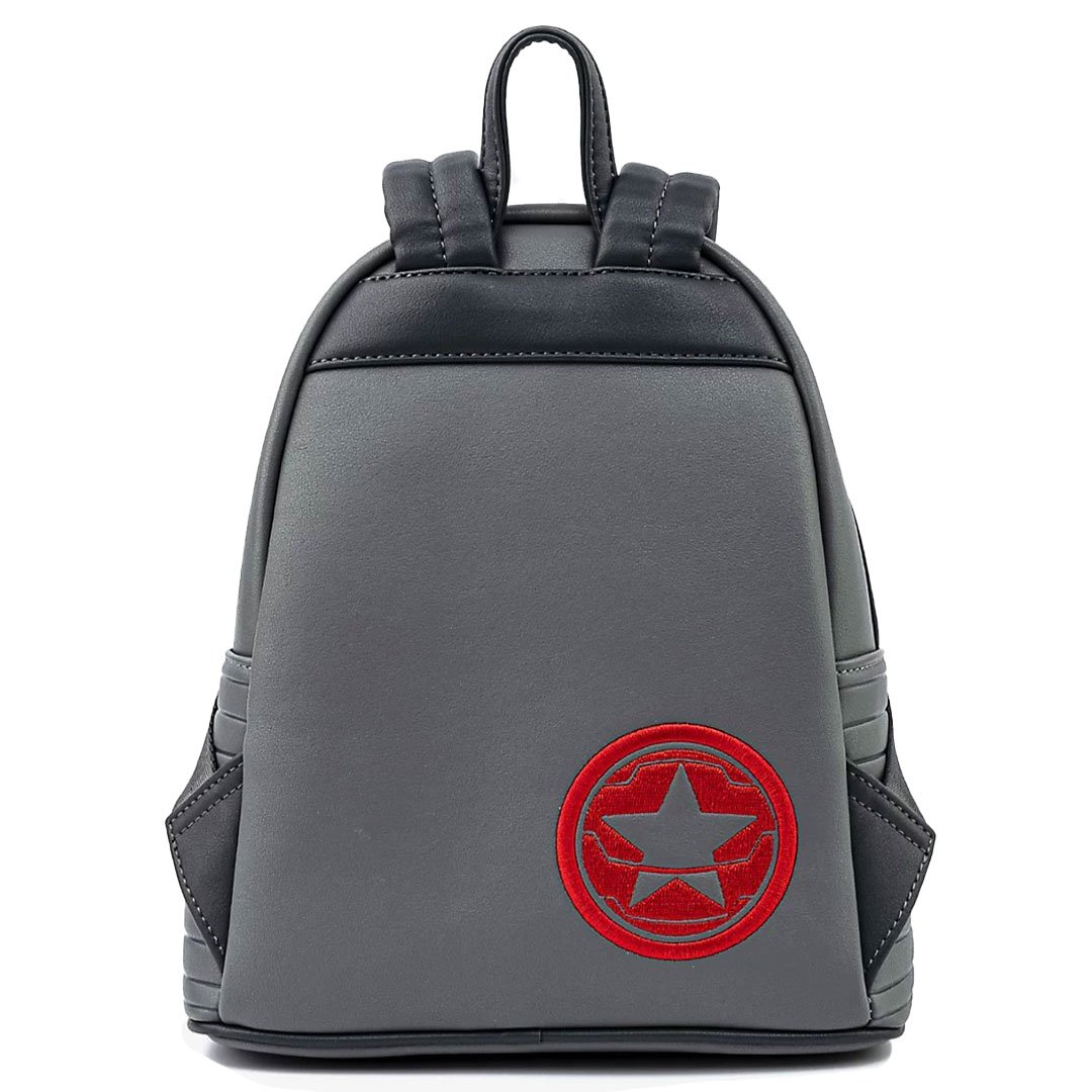 Loungefly Marvel Winter Soldier Cosplay Mini Backpack - Back