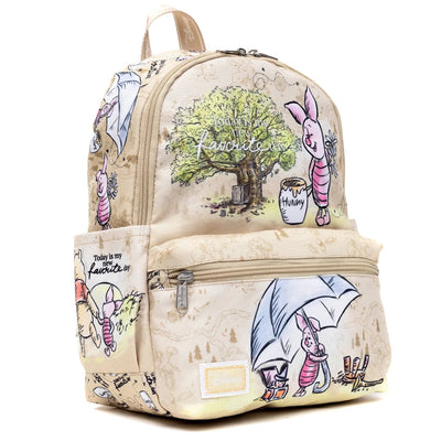 WondaPop Disney Winnie the Pooh Piglet Nylon Mini Backpack - Side View