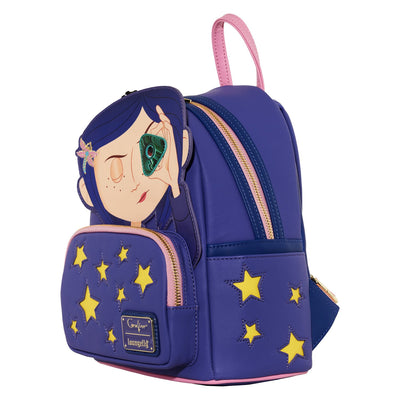 Loungefly Laika Coraline Stars Cosplay Mini Backpack - Side View