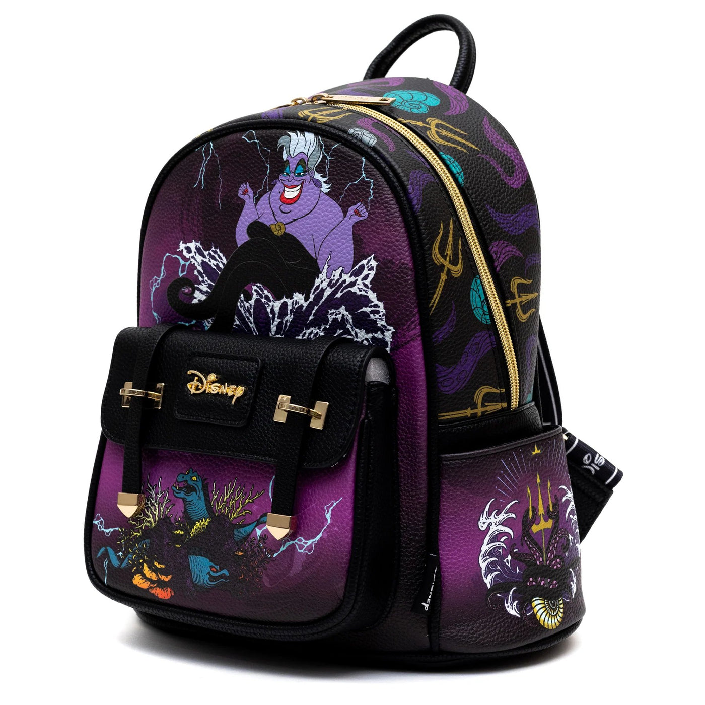WondaPop Disney Villains Ursula Mini Backpack - Alternate Side View