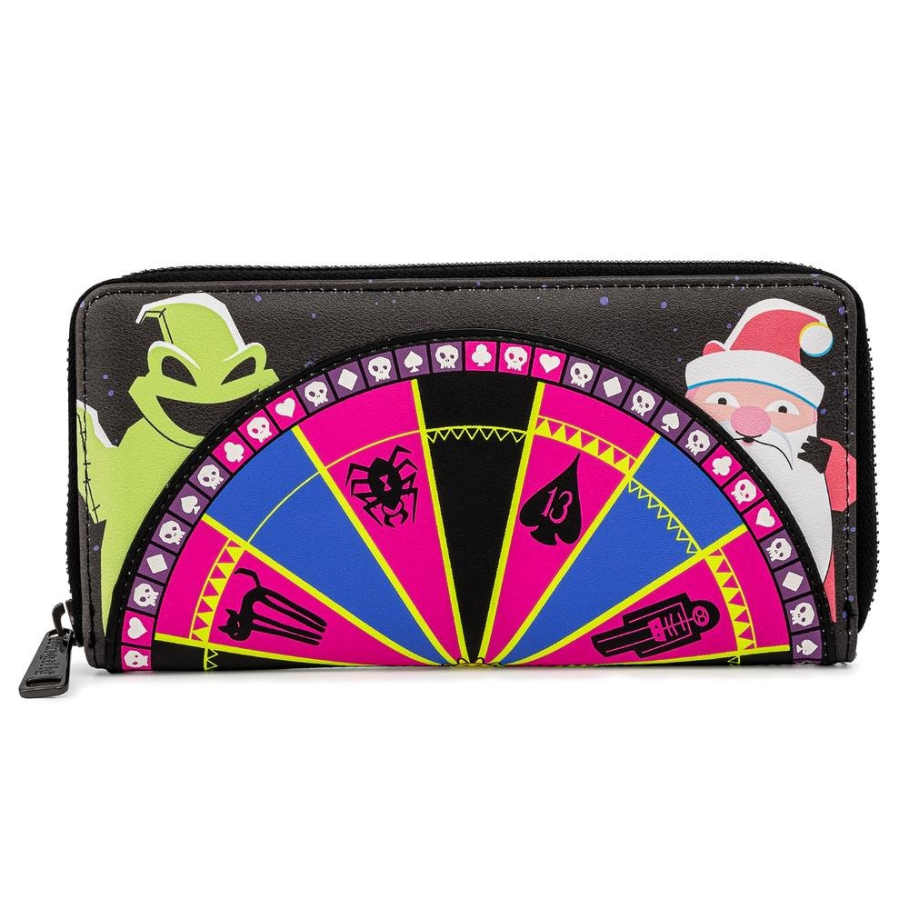 Loungefly Disney Nightmare Before Christmas Oogie Boogie Wheel Zip-Around Wallet