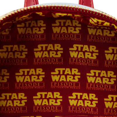 671803450929 - Loungefly Star Wars Scenes Series Phantom Menace Mini Backpack - Interior Lining