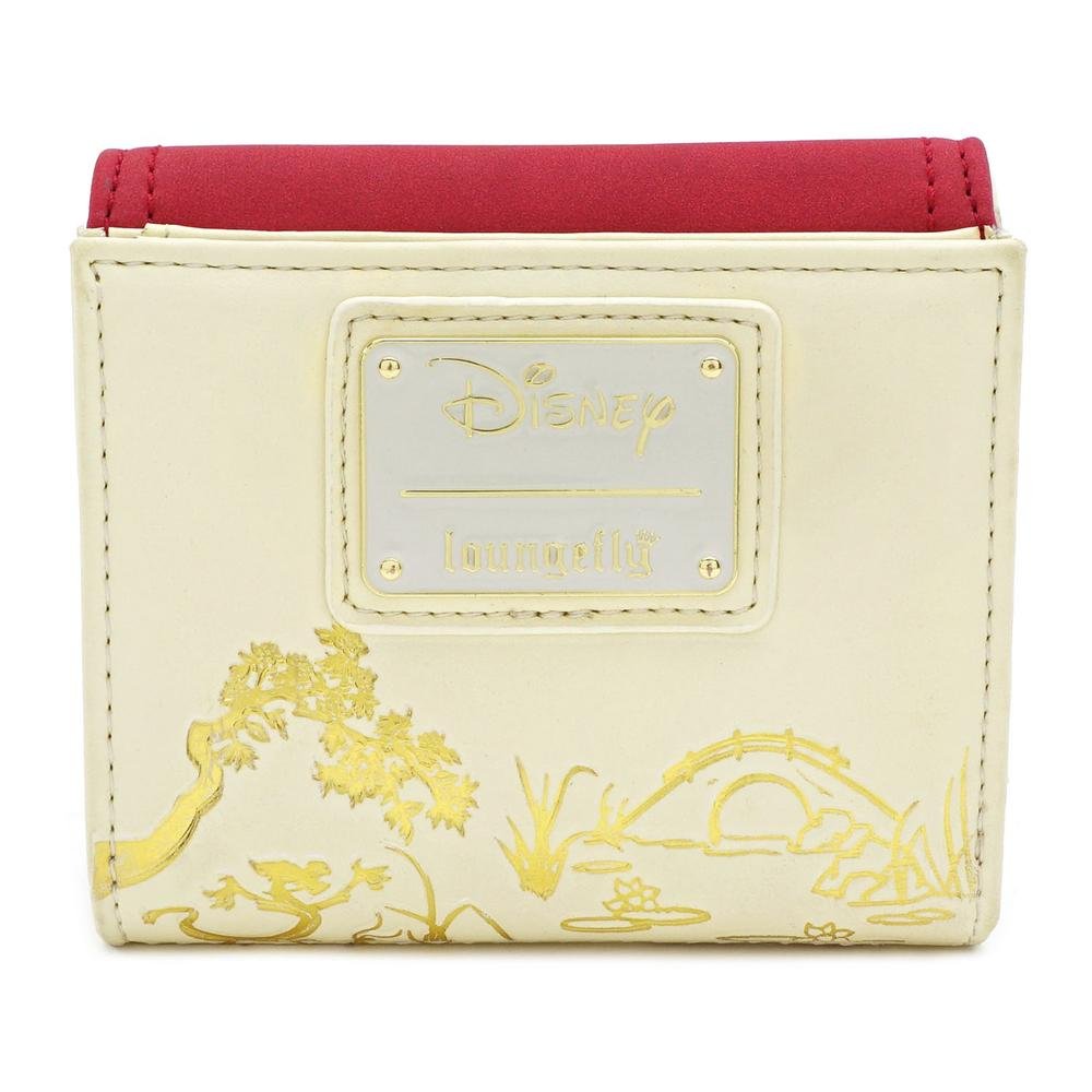 Loungefly x Disney Mulan Bamboo Lock Faux-Leather Wallet - BACK