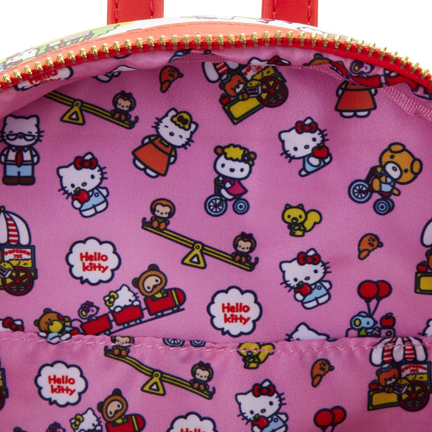 Loungefly Sanrio Hello Kitty and Friends Carnival Mini Backpack - Interior Lining