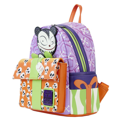 Loungefly Disney Nightmare Before Christmas Scary Teddy Present Mini Backpack - Side View