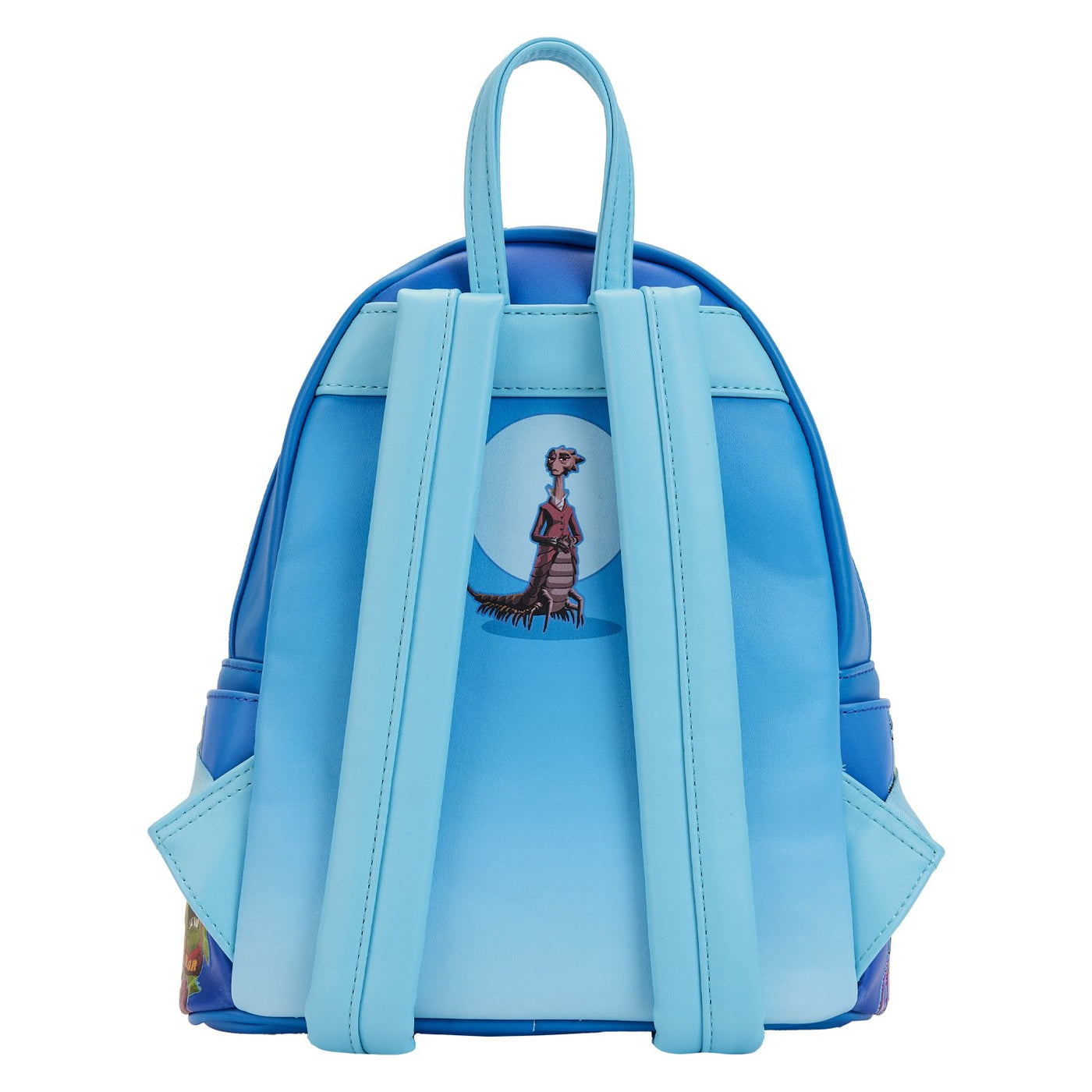 Loungefly Pixar Monsters University Scare Games Mini Backpack - Back