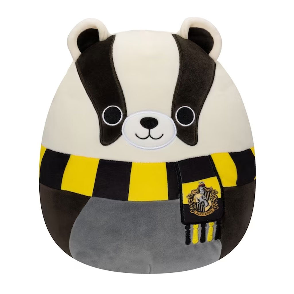 Squishmallows Harry Potter 8" Hufflepuff Badger Plush Toy - Front