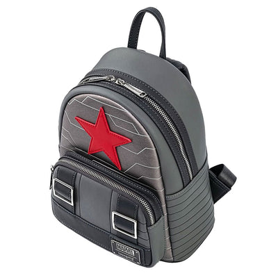 Loungefly Marvel Winter Soldier Cosplay Mini Backpack - Top View