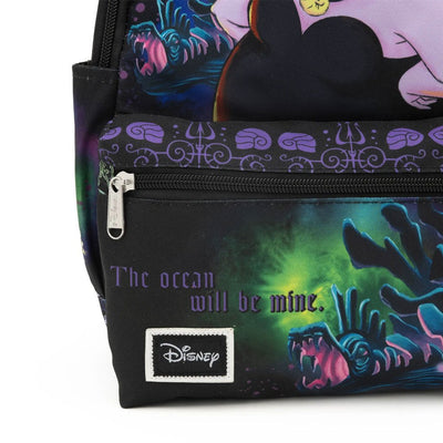 WondaPop Disney Villains The Little Mermaid Ursula 13" Nylon Mini Backpack - Tag