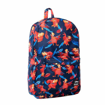 Loungefly x Disney Aladdin Iago Print Nylon Backpack - SIDE