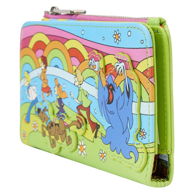 Loungefly Scooby-Doo Psychedelic Monster Chase Glow in the Dark Wallet - Side View