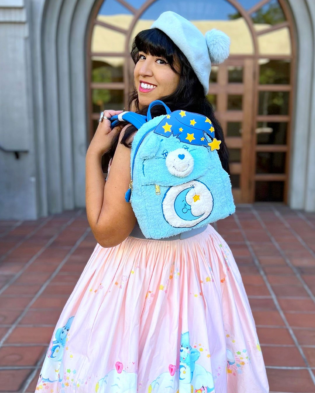 707 Street Exclusive - Loungefly Care Bears Bedtime Bear Plush Cosplay Mini Backpack - Lifestyle 03