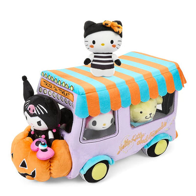 Kidrobot Sanrio 18" Hello Kitty and Friends Halloween Food Truck Plush Toy Set - Front