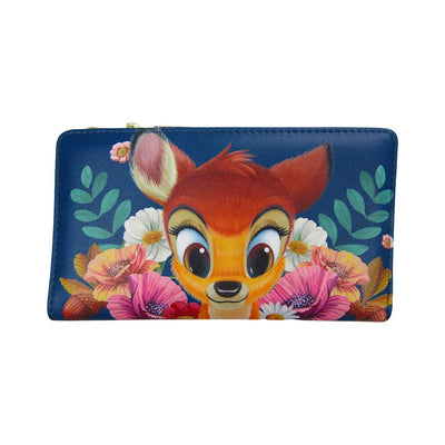 707 Street Exclusive - Loungefly Disney Bambi Floral Allover Print Wallet - Front