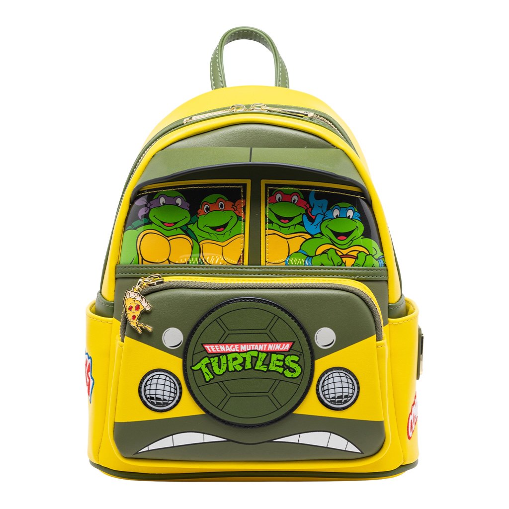 707 Street Exclusive - Loungefly Nickelodeon TMNT Light Up Turtle Party Wagon Mini Backpack - Front
