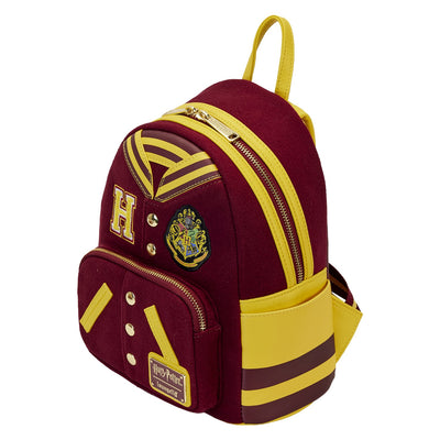 Loungefly Warner Brothers Harry Potter Gryffindor Varsity Mini Backpack - Top View