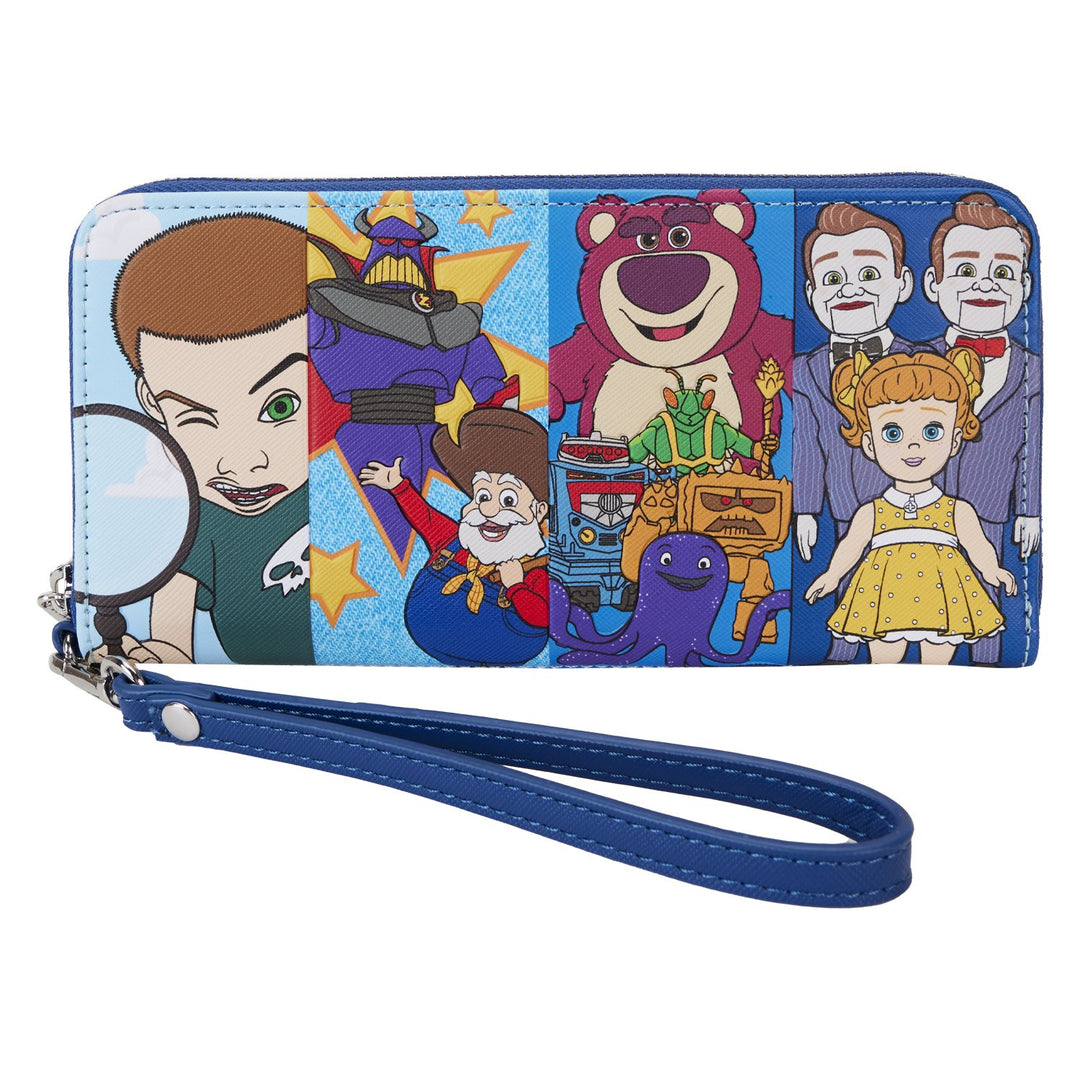Loungefly Pixar Toy Story Villains Zip-Around Wristlet Wallet - Front