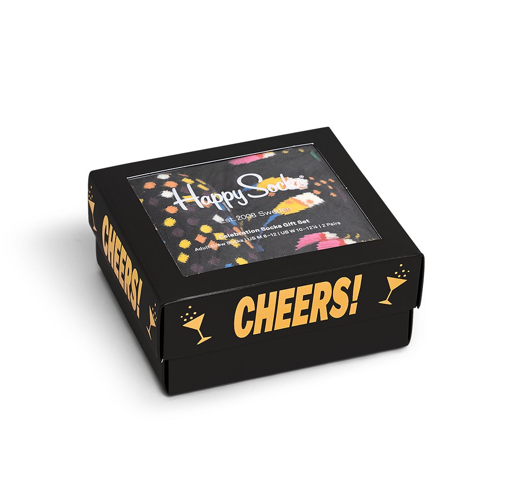 Happy Socks Celebration Gift Box 2-Pack