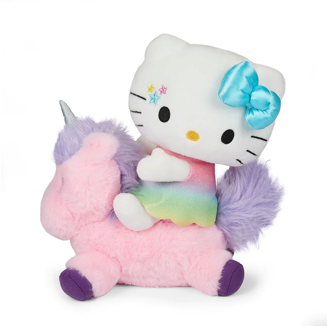 Kidrobot Sanrio 13" Hello Kitty Riding Unicorn Plush Toy - Side