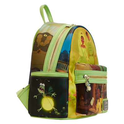 Loungefly Disney Princess and the Frog Princess Scene Mini Backpack - Side View