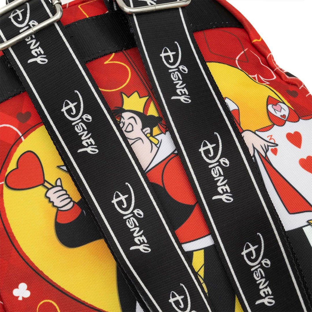 WondaPop Disney Alice in Wonderland Queen of Hearts 13" Nylon Mini Backpack - Straps
