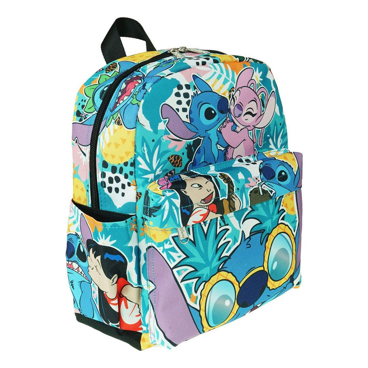 WondaPop Disney Lilo and Stitch with Angel Nylon Mini Backpack - Side angle 2