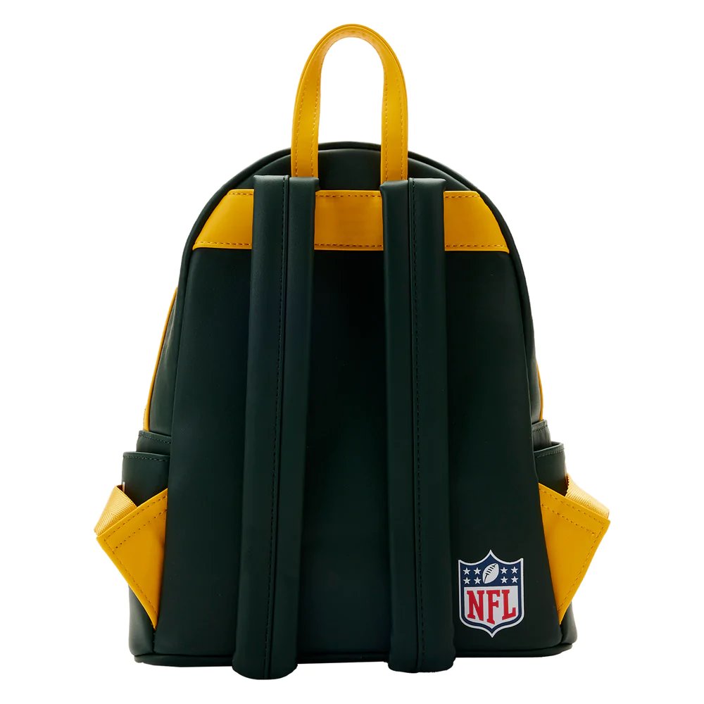 Loungefly NFL Greenbay Packers Patches Mini Backpack - Back