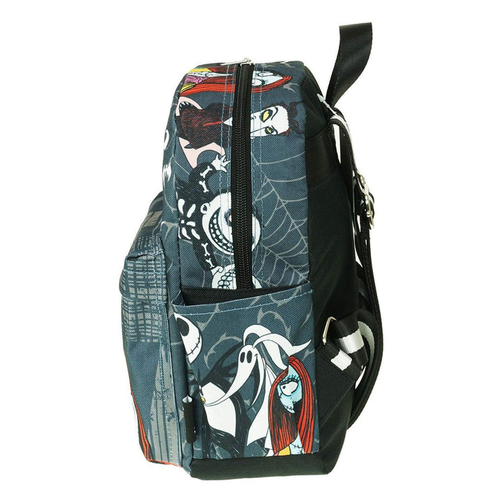 WondaPop Disney Nightmare Before Christmas Jack and Sally Nylon Mini Backpack - Side 1