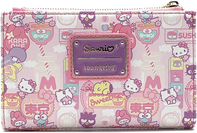 Sanrio Hello Kitty Kawaii Allover Print Flap Wallet