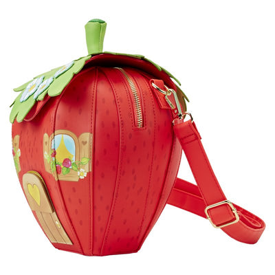 Loungefly Strawberry Shortcake Strawberry House Figural Crossbody - Top View