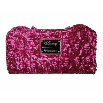 Loungefly x Disney Minnie Mouse Pink Sequin Wallet - BACK