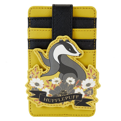Loungefly Warner Brothers Harry Potter Hufflepuff House Tattoo Card Holder - Front